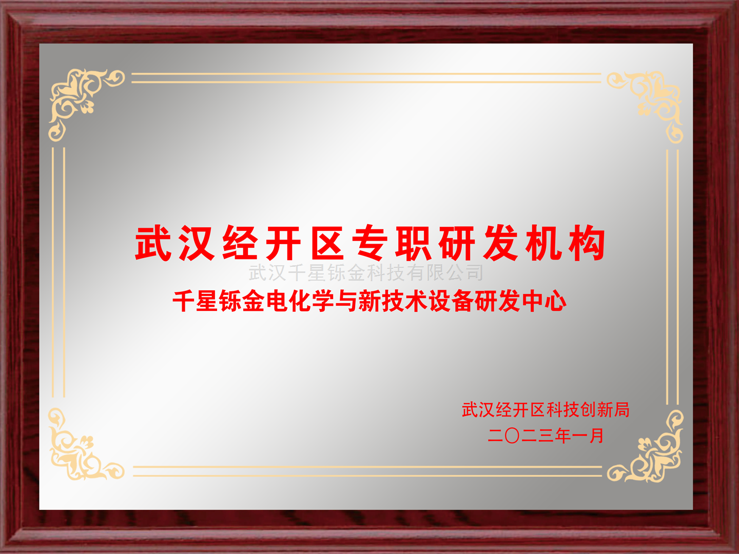 武汉经开区专职研发机构