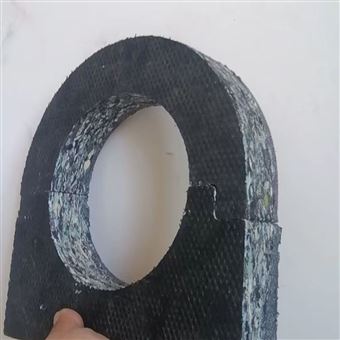 PE管托码  橡塑垫木 双螺栓管夹