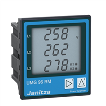 Janitza多功能电表UMG 96RM-E测量剩余电流