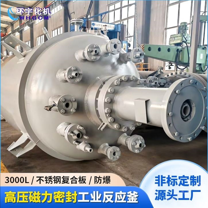 3000L防爆磁力密封加氫工業(yè)釜