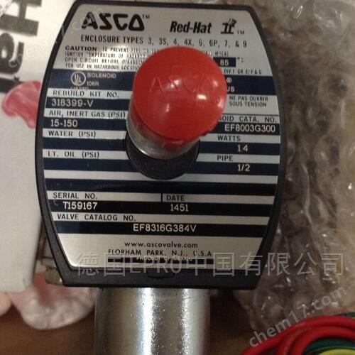 8210G022 DC24V阿斯卡ASCO兩位兩通電磁閥