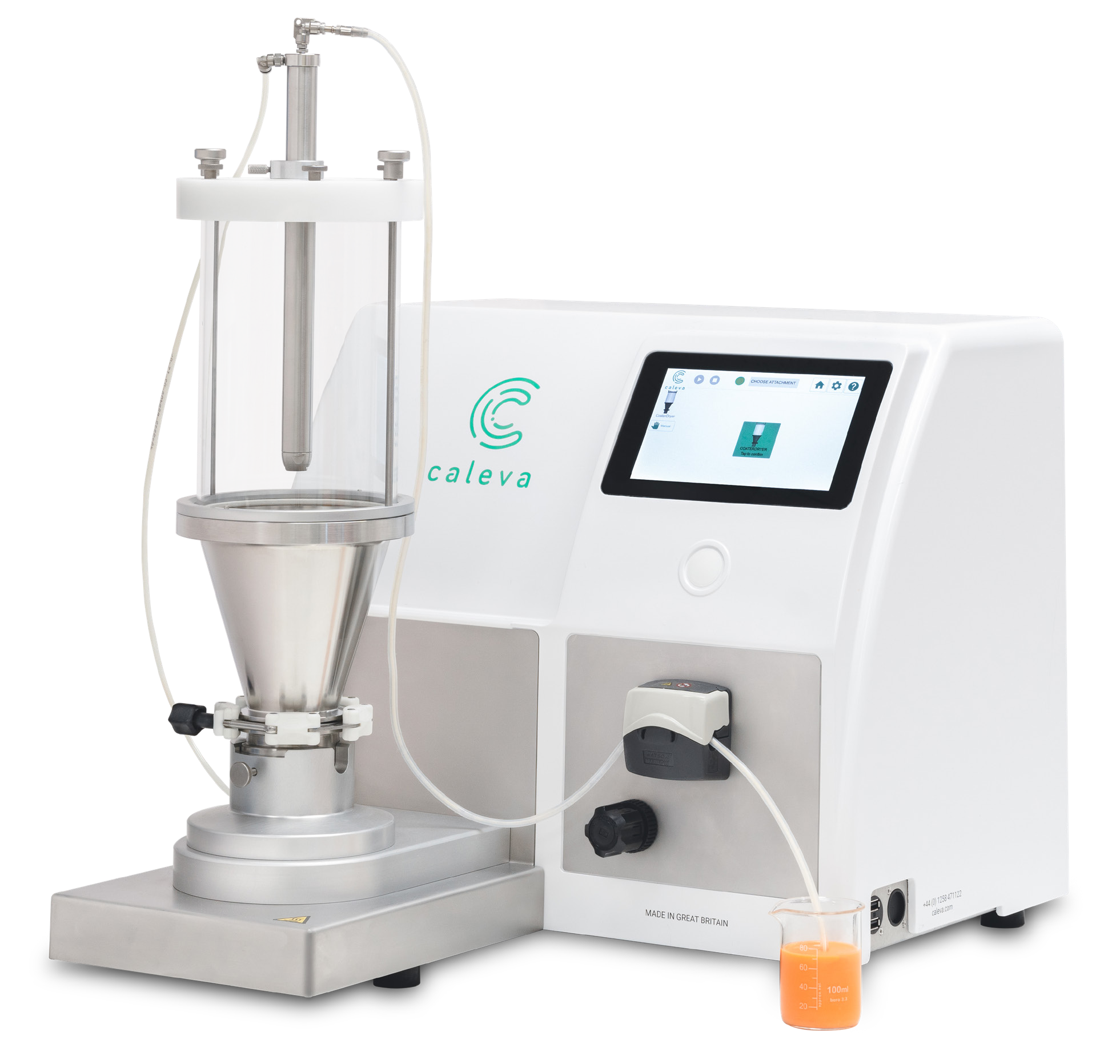 Caleva 推出新型號(hào)超微量包衣機(jī) MCC