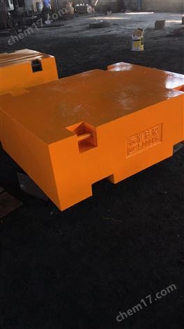 鑄鐵配重塊1噸2噸3噸5噸10噸(定制尺寸)