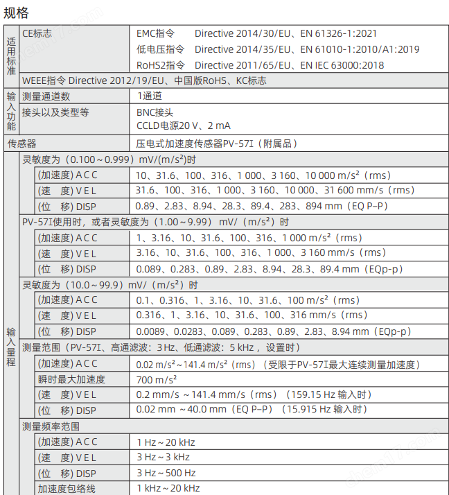 日本理音VA-14 手持式振動分析儀
