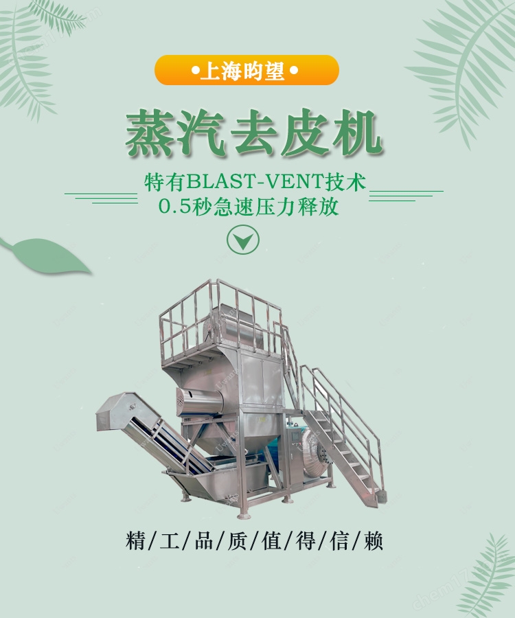 果蔬加工去皮設(shè)備 全自動蒸汽去皮機(jī)