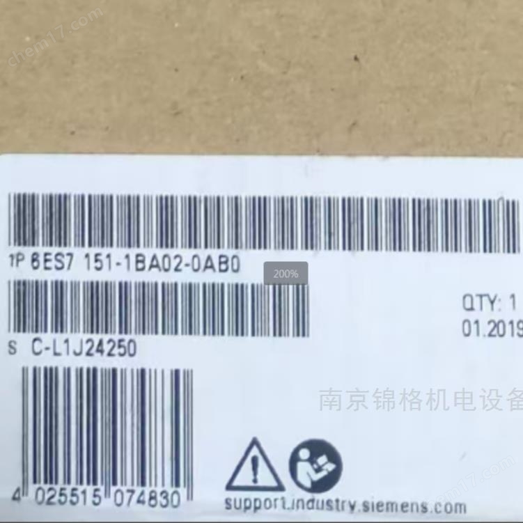 6ES7151-1BA02-0AB0 接口模塊 IM151-1