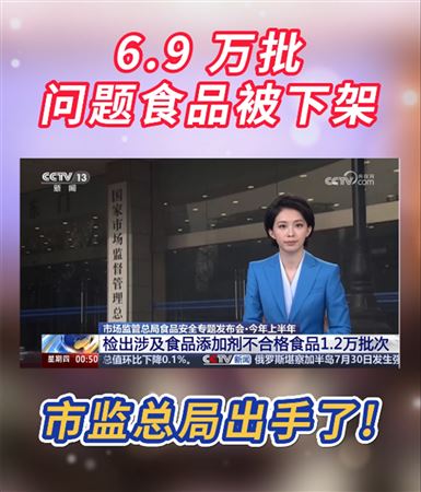 6.9 萬批問題食品被下架！