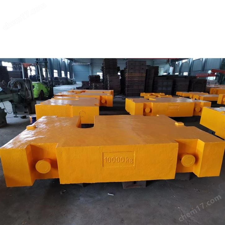 按圖紙加工鑄鐵砝碼5噸/配重塊法碼5T