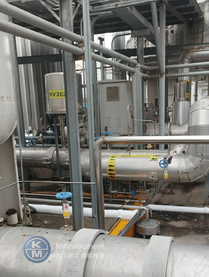 KMV1聲學成像儀助力大慶煉化公司檢測管道泄漏實現可視化定位!